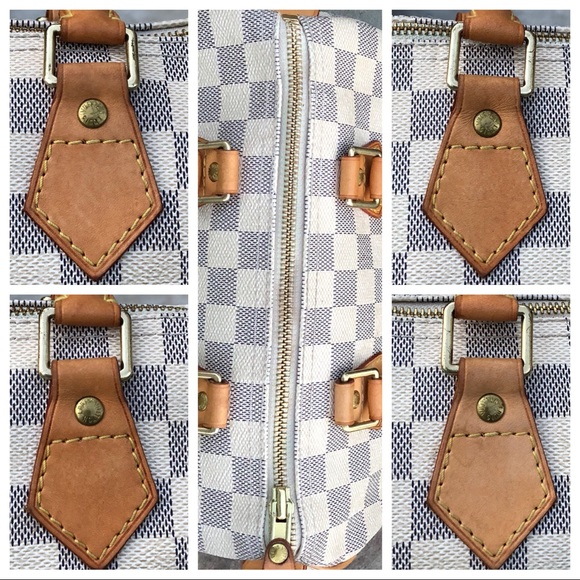 🚫SOLD🚫Auth. Louis Vuitton Speedy 25 Damier Azur - Picture 7 of 8